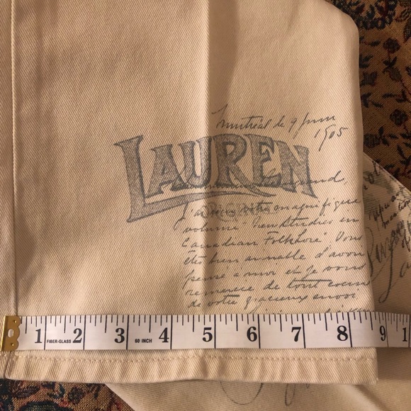 Vintage Ralph Lauren Floral/Script Print Jeans - Picture 13 of 15